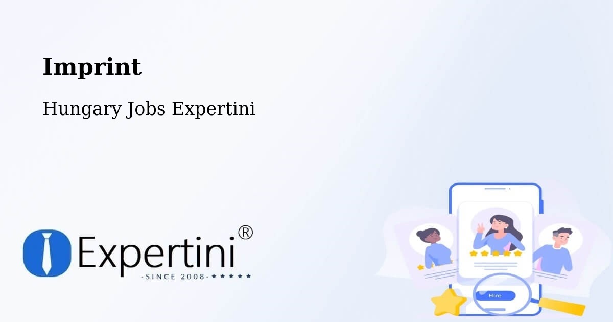 Imprint – Sármellék - Hungary Jobs Expertini
